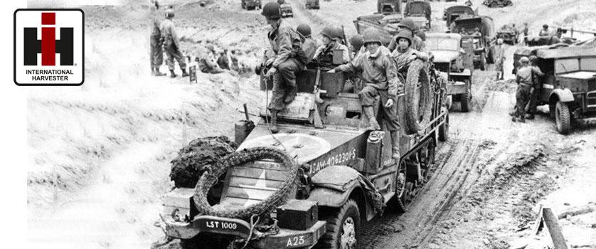 IHC Half-Track voertuigen tijdens WO11